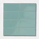 Sage Jade Glossy Subway Ceramic Tiles 3x6