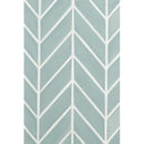 Sage Jade Glossy Chevron Ceramic Tiles 2x6