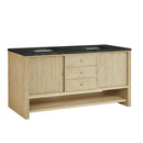 James Martin Marigot 72" Double Bathroom Vanity, Sunwashed Oak