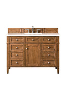 James Martin Brittany 48" Single Bathroom Vanity, Saddle Brown