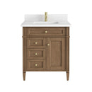 James Martin Brittany 30" Single Bathroom Vanity, Pecan