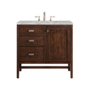 James Martin Addison 36" Single Bathroom Vanity, Mid-Century Acacia