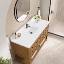 James Martin Malibu 60" Single Bathroom Vanity, Amber Birch