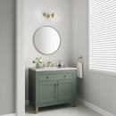 James Martin Chicago 36" Single Bathroom Vanity, Smokey Celadon