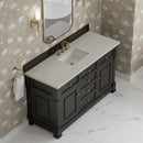 James Martin Brookfield 60" Single Bathroom Vanity, Black Onyx