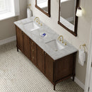 James Martin Kinnsden 72" Double Bathroom Vanity, Sable Oak