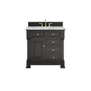 James Martin Brookfield 36" Single Bathroom Vanity, Black Onyx