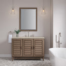 James Martin Portland 48" Single Bathroom Vanity, Whitewashed Walnut