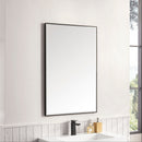 James Martin Rohe 26" Mirror, Matte Black