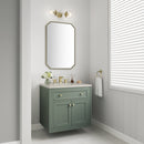 James Martin Chicago 30" Single Bathroom Vanity, Smokey Celadon