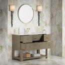 James Martin Lucian 48" Single Bathroom Vanity, Pebble Oak