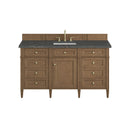 James Martin Brittany 60" Single Bathroom Vanity, Pecan