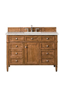 James Martin Brittany 48" Single Bathroom Vanity, Saddle Brown
