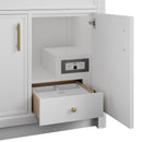 James Martin Bellshire 96" Double Bathroom Vanity, Bright White