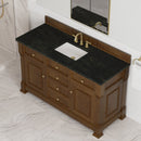 James Martin Brookfield 60" Single Bathroom Vanity, Honey Oak