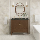 James Martin Myrrin 36" Single Bathroom Vanity, Mid-Century Walnut