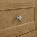James Martin Breckenridge Linen Cabinet, Light Natural Oak