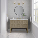 James Martin Emmeline 48" Single Bathroom Vanity, Pebble Oak
