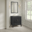 James Martin Myrrin 30" Single Bathroom Vanity, Carbon Oak