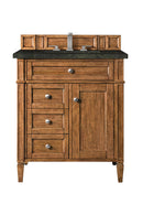 James Martin Brittany 30" Single Bathroom Vanity, Saddle Brown