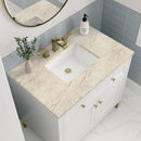 James Martin Chicago 36" Single Bathroom Vanity, Glossy White