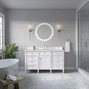 James Martin Brittany 60" Single Bathroom Vanity, Bright White
