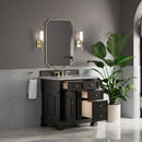 James Martin Brookfield 36" Single Bathroom Vanity, Black Onyx