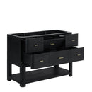 James Martin Lucian 48" Single Bathroom Vanity, Carbon Oak