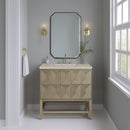 James Martin Emmeline 36" Single Bathroom Vanity, Pebble Oak