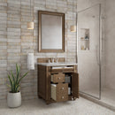 James Martin Bristol 30" Single Bathroom Vanity, Saddle Brown