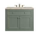 James Martin Chicago 36" Single Bathroom Vanity, Smokey Celadon