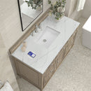 James Martin Lorelai 48" Single Bathroom Vanity, Whitewashed Oak