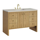 James Martin Hudson 48" Single Bathroom Vanity, Light Natural Oak