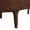 James Martin Amberly 30" Dual Mount Single Bathroom Vanity, Mid-Century Walnut