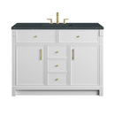 James Martin Bellshire 48" Single Bathroom Vanity, Bright White