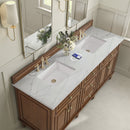 James Martin Lorelai 72" Double Bathroom Vanity, Mid-Century Walnut