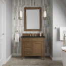James Martin Brittany 36" Single Bathroom Vanity, Saddle Brown