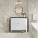 James Martin Myrrin 36" Single Bathroom Vanity, Bright White
