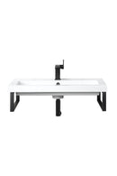 James Martin Boston 15.25" Floating Wall Bracket, Matte Black