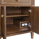 James Martin Lorelai 72" Double Bathroom Vanity, Mid-Century Walnut