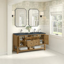 James Martin Breckenridge 60" Double Bathroom Vanity, Light Natural Oak