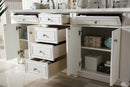 James Martin Bristol 72" Double Bathroom Vanity, Bright White