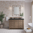 James Martin Bristol 48" Single Bathroom Vanity, Whitewashed Walnut