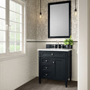 James Martin Brittany 30" Single Bathroom Vanity, Black Onyx