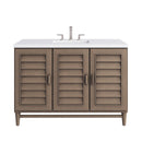 James Martin Portland 48" Single Bathroom Vanity, Whitewashed Walnut