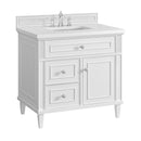 James Martin Lorelai 36" Single Bathroom Vanity, Bright White