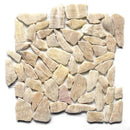 Yellow Jelly Natural Pebble Mosaics 12x12