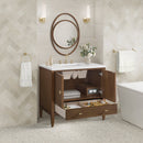 James Martin Myrrin 36" Single Bathroom Vanity, Mid-Century Walnut