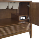 James Martin Myrrin 36" Single Bathroom Vanity, Mid-Century Walnut