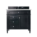 James Martin Brittany 36" Single Bathroom Vanity, Black Onyx